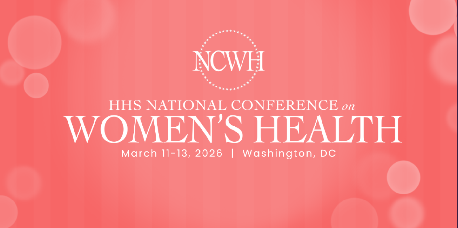 HHS National Conference on Women's Health graphic